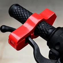 Aluminum Alloy Anti-Theft Handlebar Lock For Electric Bikes, Motorcycles & Scooters - Polished Finish, Button Control - Multicolor - View 2