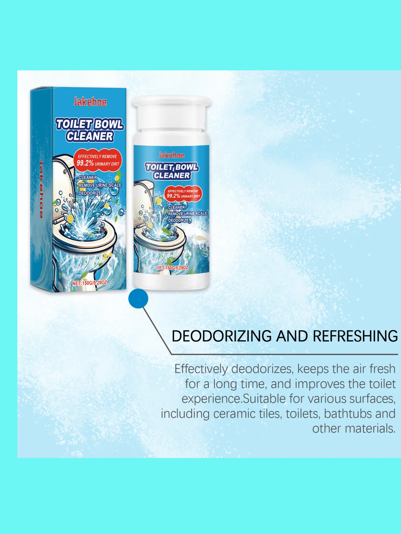 Splash Foam Toilet Cleaner Toilet Toilet Stain Removal Odor Removal