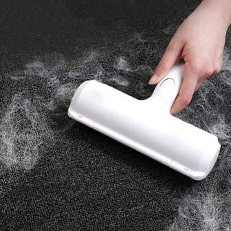 1pc Pet Hair Remover Roller, Reusable Pet Hair Remover, 2-Way Rapid Pet Hair Remover Roller - Effortless Fur Removal, Self-Cleaning, Reusable, And Gentle On Surfaces - Upgraded Lint Roller For Cat And Dog Hair Removal On Couch, Furniture, Carpet, Car Seat