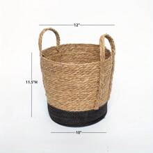 Giỏ cỏ biển tròn Better Homes & Gardens, Tự nhiên, Đen, Bộ 2, Giỏ đựng đồ giặt cỡ lớn và vừa, Giỏ đựng đồ giặt, Đồ sắp xếp phòng tắm, Giỏ, Giỏ đựng đồ, Giỏ đựng đồ giặt có thể gấp lại, Giỏ đựng đồ giặt, Đồ dùng thiết yếu khi đi du lịch trở lại trường, Trang trí phòng, Trang trí phòng ngủ, Tổ chức lưu trữ và lưu trữ đồ trang trí - lớn & trung bình - Xem 6