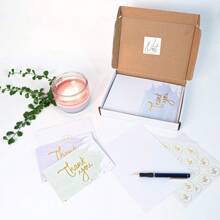 Thank You Cards Watercolour 48 Pack - Watercolour - View 7