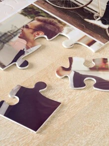 Rompecabezas fotográfico de 40/80/120 piezas, tamaño A4/A5, rompecabezas portátil para adultos, regalo personalizado de vacaciones/conmemoración