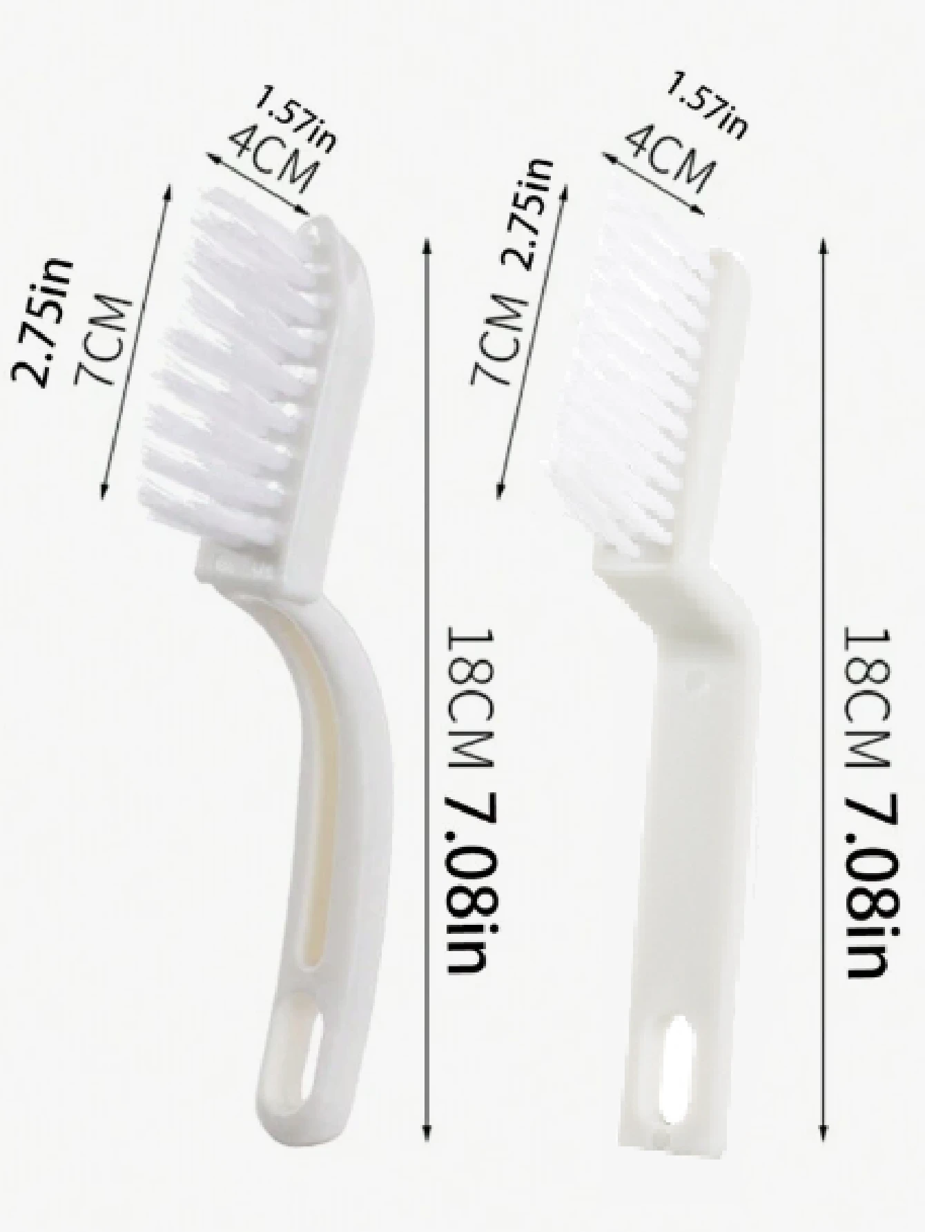 Bathroom Tile Corner Wall Brush, Small Cleaner For Toilet Grout