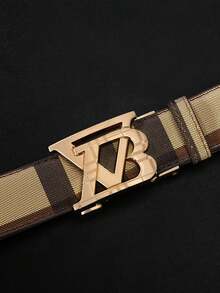 1 条男士休闲高端百搭自动扣皮带，适合农历新年、情人节礼物和日常佩戴 - 彩色 - 查看 10