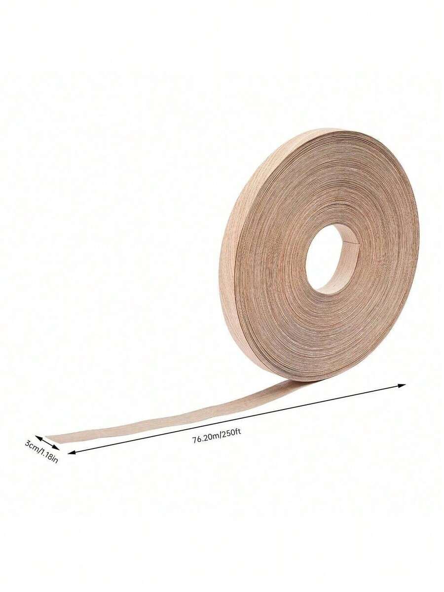 White Oak Wood Veneer Roll 3000*1.2Inch Plywood Edge Banding Strips