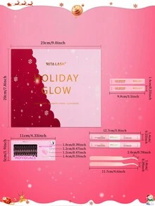 RITALASH 48PCS D Curl Cluster Lash DIY Eyelash Extensions Long Individual Lashes Mixed Tray Lash Clusters Extensions DIY Cluster Lash At Home With Bond And Seal Tweezer And Cluster Lash Remover For Christmas - Black - View 2