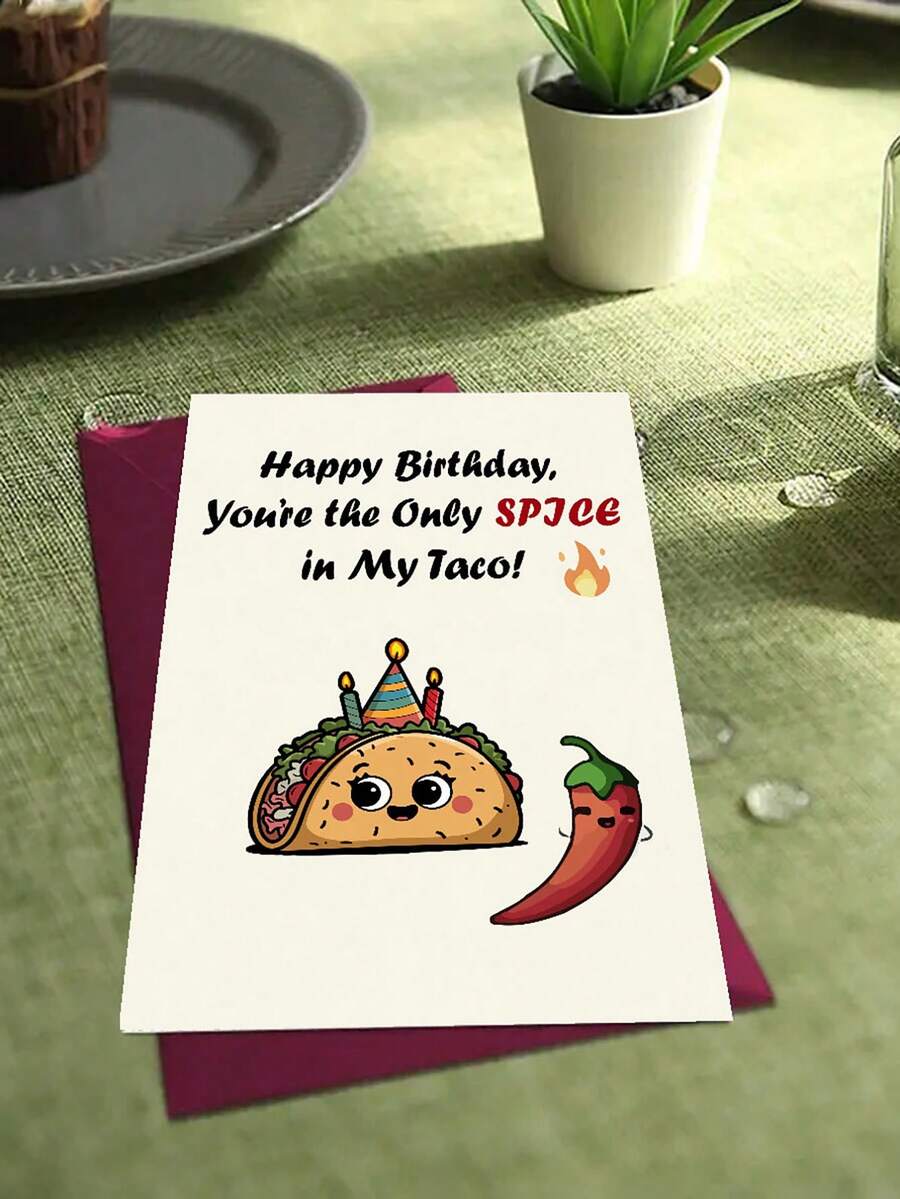 1pc Funny Birthday Card Men, Birthday Gift Him, Birthday Card Husband