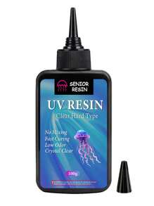500g/100g UV Resin, Low Viscosity Transparent Thin UV Resin Kit, Quick Curing And Low Shrinkage UV Epoxy Resin, For Crafts, Casting, UV Resin Molds