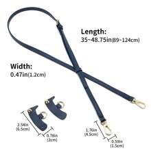 Purse Strap Handbag Crossbody Adjustable Shoulder Strap Conversion Kit - Blue - View 3