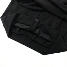 阿迪达斯男士新款舒适训练健身休闲运动连帽夹克 IY1131 - 黑色 - 查看 4