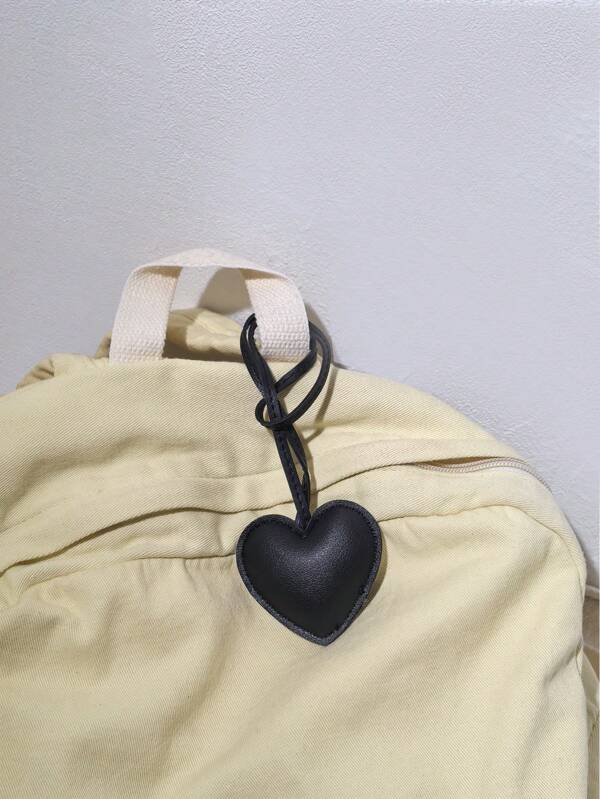 Creative Leather Heart Hand Rope Bag Pendant Exquisite PU Love Pendant Small Clothing Accessories Christmas Gifts Gift Thanksgiving Y2K