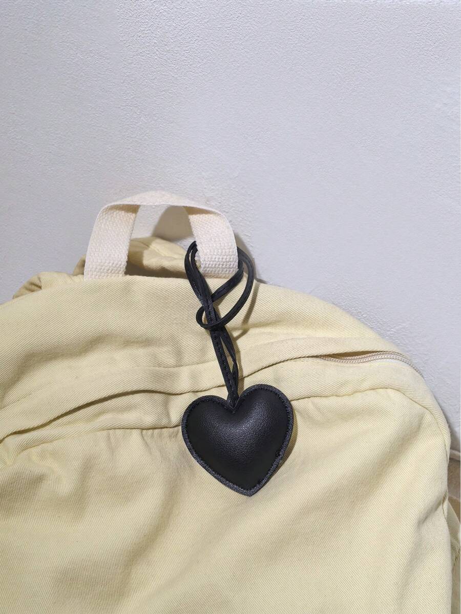 Creative Leather Heart Hand Rope Bag Pendant Exquisite PU Love Pendant Small Clothing Accessories Christmas Gifts Gift Thanksgiving Y2K