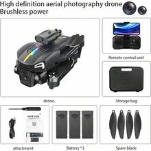 C15S, Dron, Evitación inteligente de obstáculos, Motor sin escobillas, Fotografía aérea de alta definición, Cuadricóptero, Plegable, Aeronave controlada por control remoto, Colores de accesorios aleatorios - multicolor - Ver 15