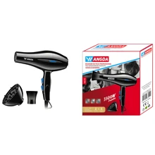 Secador de Pelo Profesional: La Herramienta Esencial para un Estilo Perfecto. Este potente secador cuenta con 3 escalas de temperatura, permitiéndote personalizar tu experiencia de secado según tus necesidades y tipo de cabello. Ya sea que busques un secado rápido, un alisado suave o un acabado con volumen, este secador tiene la configuración adecuada para ti. Su filtro de admisión de aire desmontable facilita la limpieza y garantiza un rendimiento óptimo, prolongando la vida útil del dispositivo. Diseñado para ofrecer comodidad y eficacia, este secador se adapta a tu rutina diaria, brindándote resultados profesionales desde la comodidad de tu hogar. Ideal para uso doméstico y profesional, es perfecto tanto para estilistas como para quienes desean lucir un cabello espectacular. ¡No te pierdas la oportunidad de transformar tu rutina de cuidado capilar con nuestro secador de pelo de alta calidad, diseñado para brindarte resultados excepcionales en cada uso! barberia - Negro - Ver 3