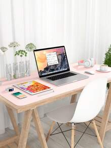 Macaron Color Plush Mouse Pad, Desk Mat, Nail Art Mat, Multi-Size - White - View 5