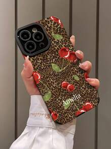 1 个定制手机壳，可个性化定制字母、姓名、昵称，适用于 iPhone 垂直条纹 PU 皮革防摔防指纹 TPU 柔软全包裹保护套，适合个人、伴侣、家人、朋友、最佳伙伴、生日、周年纪念礼物 - 黑色 - 查看 3