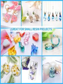 500g/100g UV Resin, Low Viscosity Transparent Thin UV Resin Kit, Quick Curing And Low Shrinkage UV Epoxy Resin, For Crafts, Casting, UV Resin Molds