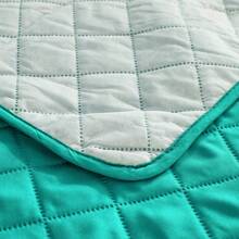 1/2/3 Seater Sofa Slipcover Quilted Sofa Couch Cover Furniture Protector Mat Non Slip For Dog Pet Kid - 薄荷綠 - 查看 4
