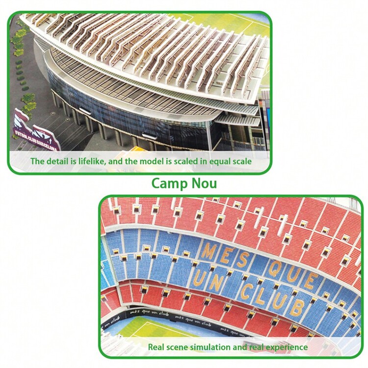 Football Stadium Puzzles For Kids, Emirates Stadium Puzzles, 3D Boys And Girls Puzzles, 3D Stereoscopic Football Stadium Model, Kids Adults Thinking Enlightenment Puzzle, Gifts For Boys, Men And Boys Ages 8 And Up, Educational Toys For Kids, 105 Pieces - 黑與白 - 查看 3