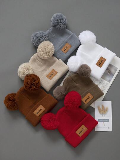 Knit Newborn Baby Hat Winter Spring Kids Beanie Cap For Girls Boys Infant Accessories Children Hats Elastic 0-3Y Toddler Girl Boy Hat