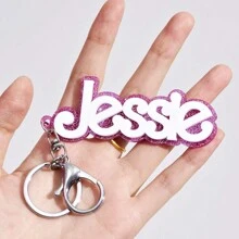 Customized Multi-Color Acrylic Letter Keychain, Best Gift For Family & Friends, Holiday/Birthday Surprise, Colorful, Cute, Adorable, Funny, Kawaii, Y2K, Stylish, Unisex, Casual, Custom, Customized, Ideal Gifts For Her, Her, Family, Friends, School Supplies, Back To School, For Teacher Gifts, For Dorm Rooms, For Teacher, For Teenagers, Junior High School Students, Middle School Students, High School Senior High School Students, College Students, University Students, Freshman, Sophomore, Underclassmen, Delicate Romance, Utilitarian Chic - Multicolor - View 18