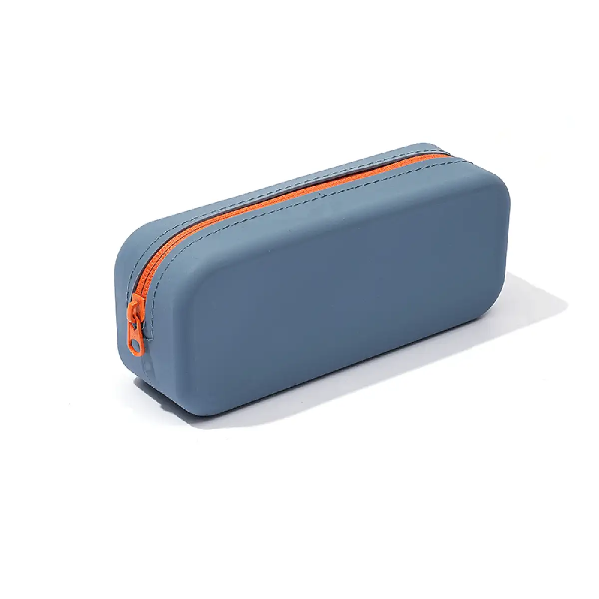 1 件简约风格大容量硅胶文具袋 - 彩色 - 查看 6