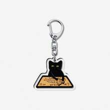 1PC 多色可爱字母图案时尚亚克力钥匙扣卡通人物亚克力钥匙扣包包挂件手机壳挂件小礼物 - 彩色 - 查看 10