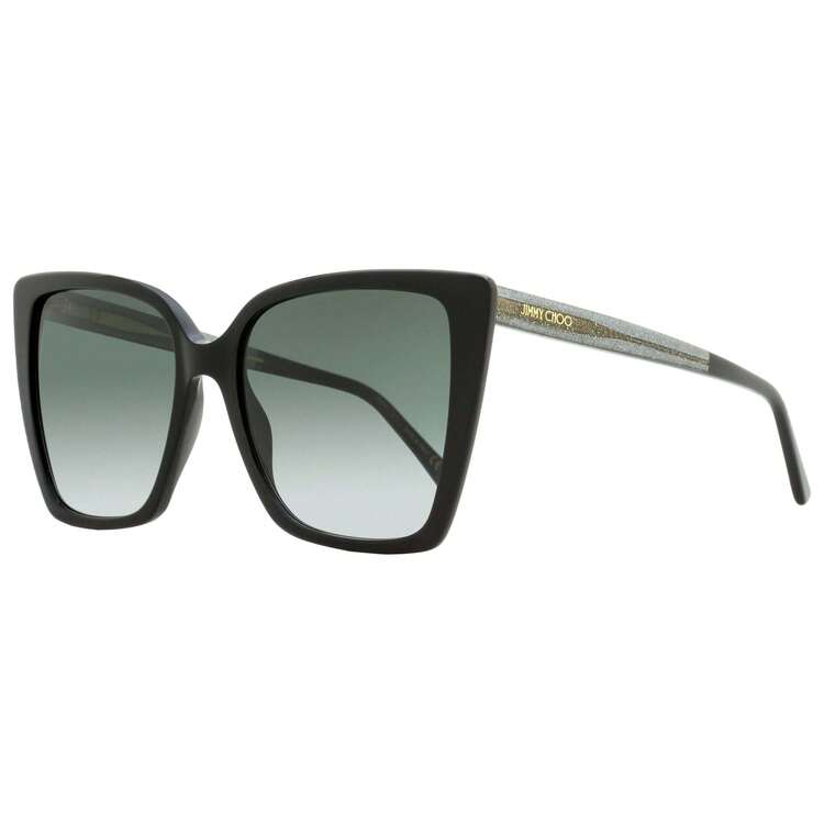 Jimmy Choo Women's Butterfly Sunglasses Lessie 8079O Black 56mm