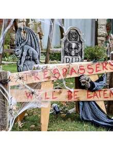 Halloween Decoración Telaraña, Tela de araña de 1200 pies cuadrados para de Halloween y 100pcs Arañas PláSticas Para Adornar Halloween Telarañas para Yard Home Casa Encantada Interior y Exterior - 250 Gramos + 100 Pcs - Ver 8