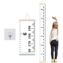 Black & White Classic Height Ruler Growth Chart Wall Decor, Inch & Cm Measurement Scale, Wall-Mount Height Measuring Ruler Room Decor Home Decor Bathroom Decor Bedroom Decor Room Decoration Stuff Living Room Decor House Decor Home Decor Living Room Wall Paper Stickers Personalised Stickers - Basic - View 1