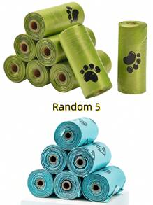 1 件宠物粪便铲，免提宠物粪便铲，6 爪设计，狗粪便拾取器，垃圾袋分配器（铲子 + 1 卷垃圾袋），不含牵引绳 - 彩色 - 查看 14