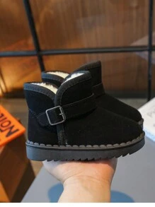 2025 New Style Boys Snow Boots With Anti-Slip Waterproof Soft Sole, Padded & Thickened, Note: Runs Small By 1 Size