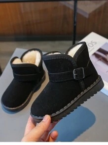 2025 New Style Boys Snow Boots With Anti-Slip Waterproof Soft Sole, Padded & Thickened, Note: Runs Small By 1 Size