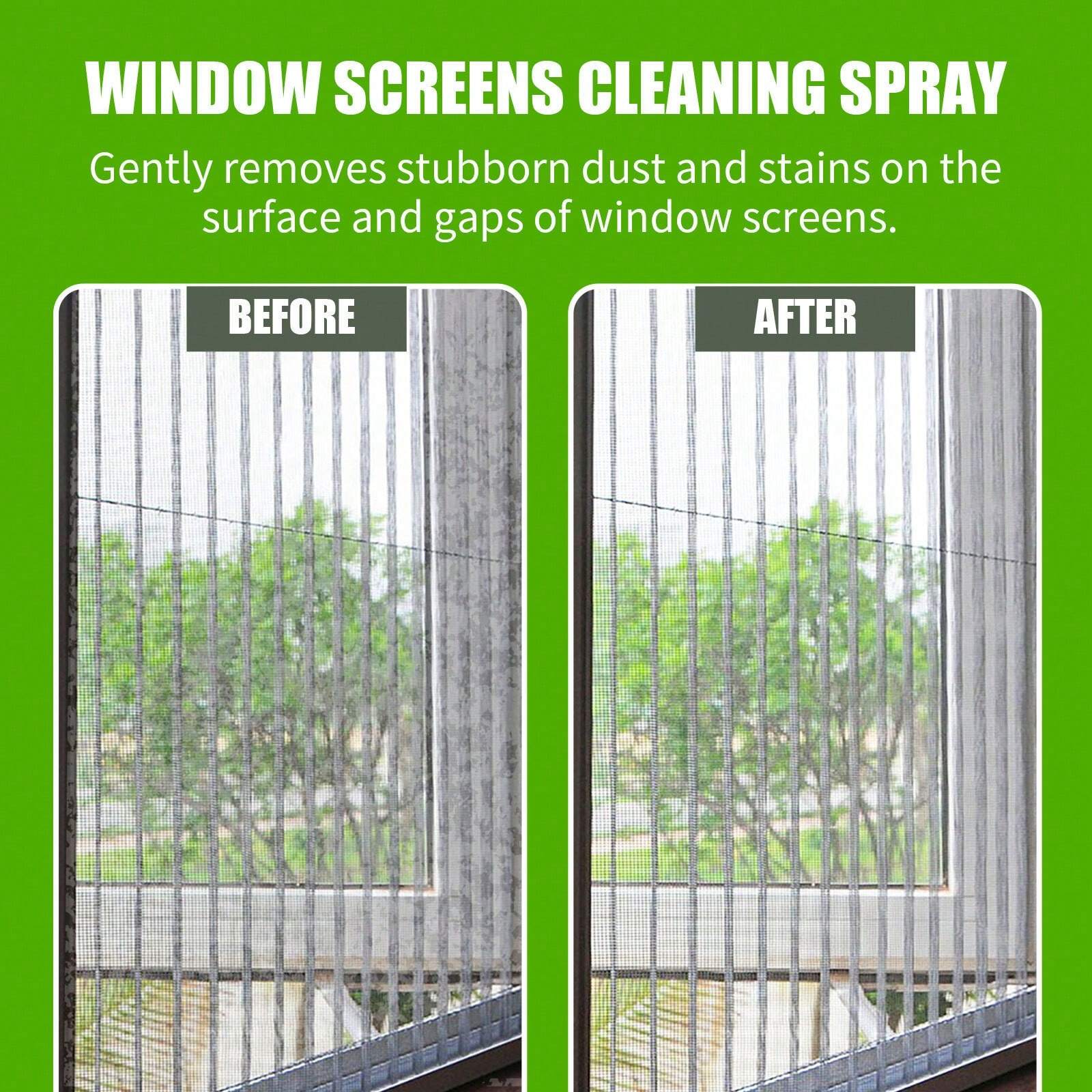 Window Cleaning Spray Window Screen Cleaning Decontamination Oil Stains