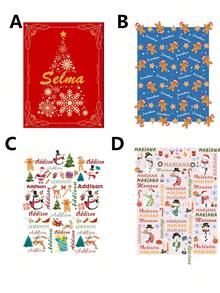 Tùy chỉnh tên của bạn Cá nhân hóa trải nghiệm Giáng sinh Tùy chỉnh tên của bạn Chăn bánh gừng để tạo ra sự thoải mái ấm áp trong lễ hội Thêm bầu không khí lễ hội hoàn hảo và ý tưởng quà tặng độc đáo cho ngôi nhà của bạn - Nhiều màu - Xem 2