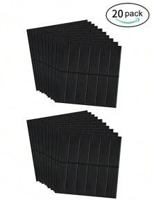 2 件/10 件自粘墙贴，防水耐热，可撕可贴，适用于客厅、厨房、后挡板、浴室、家居、翻新贴纸、可撕墙板、墙纸、壁纸、春季装饰品，让您的家焕然一新，拉玛装饰贴纸礼物，生日毕业，厨房装饰 - 彩色 - 查看 20