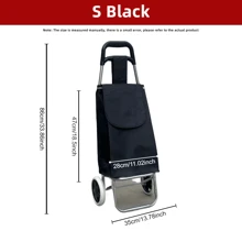 1pc Portable Foldable Shopping Cart, Wheeled Grocery Bag, Multi-Function Supermarket Pull Cart, Lightweight Trolley, Gift Packaging Bag Gift Packaging Bag - Multicolor - View 17