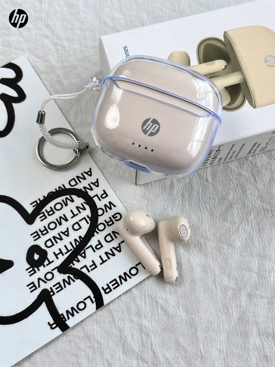 HP True Wireless Noise Cancelling Earbuds, InEar Compatible With Apple