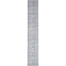 Timeless Classics 2'2" X 8' Blue Ivory Vintage Indoor Rug