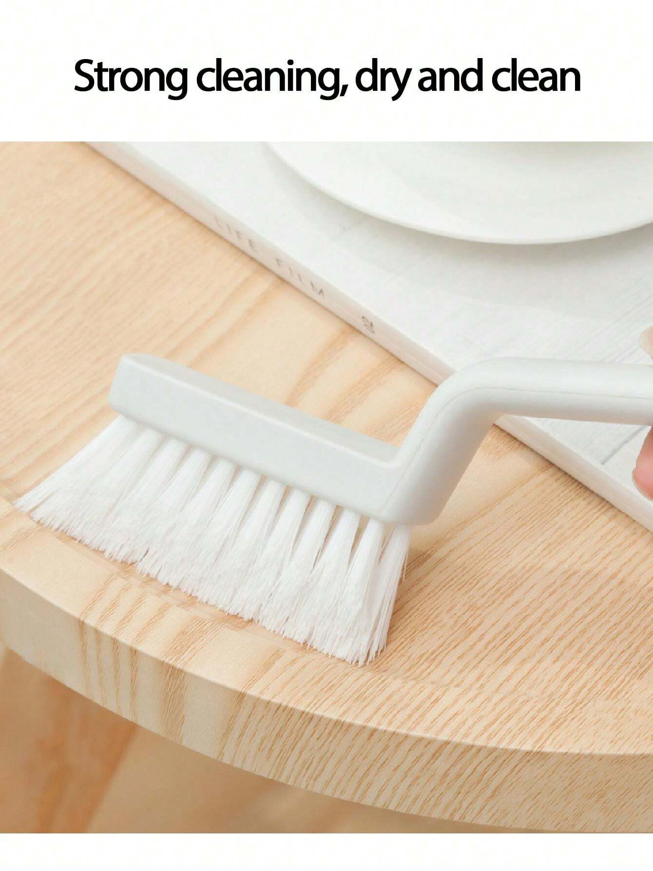 Bathroom Tile Corner Wall Brush, Small Cleaner For Toilet Grout