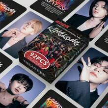 60张LOMO卡片+32张贴纸，高清照片卡，相册，演唱会周边，粉丝商品，小礼物，收藏品，圣诞节，情人节礼物，送给TEUME TREASURE KINGKONG粉丝 - 彩色 - 查看 1