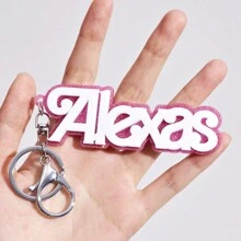 Customized Multi-Color Acrylic Letter Keychain, Best Gift For Family & Friends, Holiday/Birthday Surprise, Colorful, Cute, Adorable, Funny, Kawaii, Y2K, Stylish, Unisex, Casual, Custom, Customized, Ideal Gifts For Her, Her, Family, Friends, School Supplies, Back To School, For Teacher Gifts, For Dorm Rooms, For Teacher, For Teenagers, Junior High School Students, Middle School Students, High School Senior High School Students, College Students, University Students, Freshman, Sophomore, Underclassmen, Delicate Romance, Utilitarian Chic - Multicolor - View 38