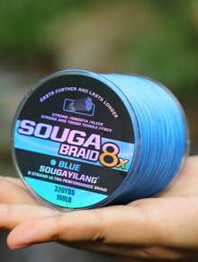 SOUGAYILANG 8-Strand  328YDS   PE Braided Fishing Line,Abrasion Resistent Multifilament 10-100LB Fishing Line ,For Saltwater And Freshwater - Màu xanh lam - Xem 11