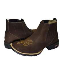 Texan Boot Country Boot Genuine Leather Mid-Calf - 鏽棕色 - 查看 4