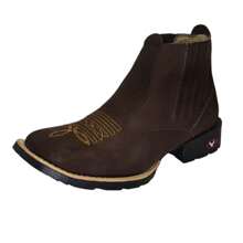 Texan Boot Country Boot Genuine Leather Mid-Calf - 鏽棕色 - 查看 6