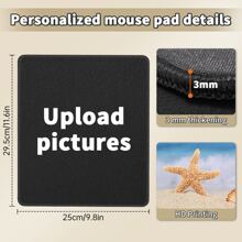 Benutzerdefinierte Mausunterlage mit Ihren eigenen Fotos, personalisierte Schreibtischunterlage für Valentinstag, Weihnachten, einzigartiges Geschenk für Ehefrau, Ehemann, Junge, Mädchen, Freund, Familie, Kollegen