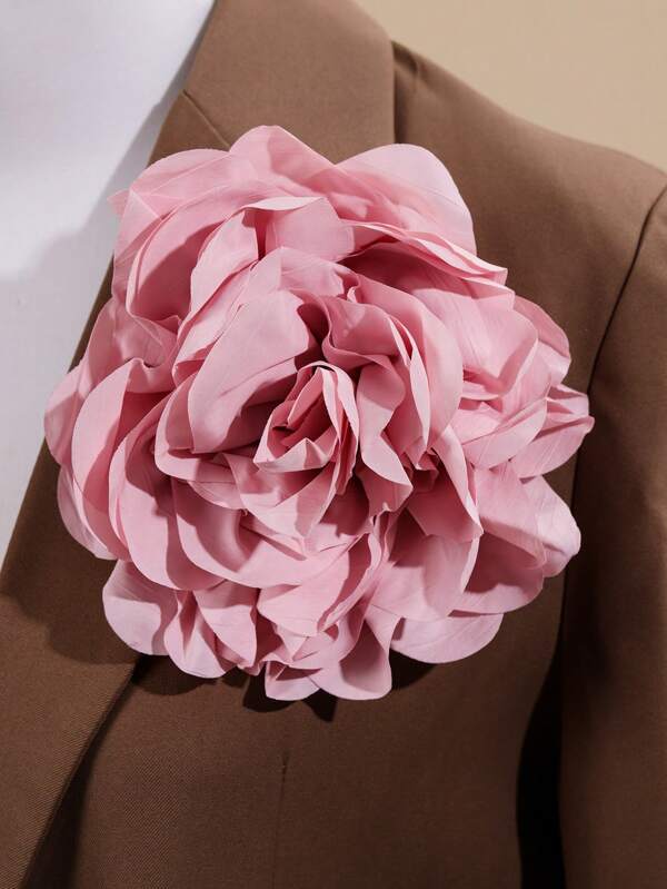 16CM Exaggerated Personalized Multi-Layer Fabric Flower Brooch Elegant Vintage Pin, Couple Evening Accessory Valentine's Day Dress Accessories Pin For Clothes Bag Charm Backpack For School Office Accessories Shirts Jacket Jewelry Christmas Halloween Clothes Pin Funny Cute Teacher Gifts