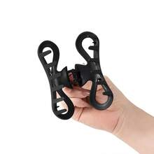 7 件/套简约黑色亚克力发夹，多齿女士后脑勺发夹，2024 新款发夹，发型配件 - 黑色 - 查看 5