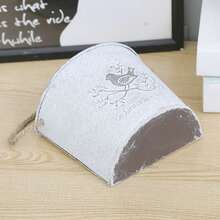 1 chậu hoa treo tường bằng sắt phong cách đồng quê Mỹ cổ điển, giỏ hoa treo tường cổ điển - Nhiều màu - Xem 6