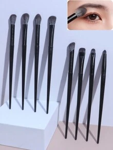 8件套全新化妆刷套装 - 眉刷、鼻影刷、眼影刷，全套化妆造型工具，化妆刷套装，化妆刷套装，化妆刷组合，全套化妆工具，化妆刷套装，化妆礼盒套装 - 黑色 - 查看 8